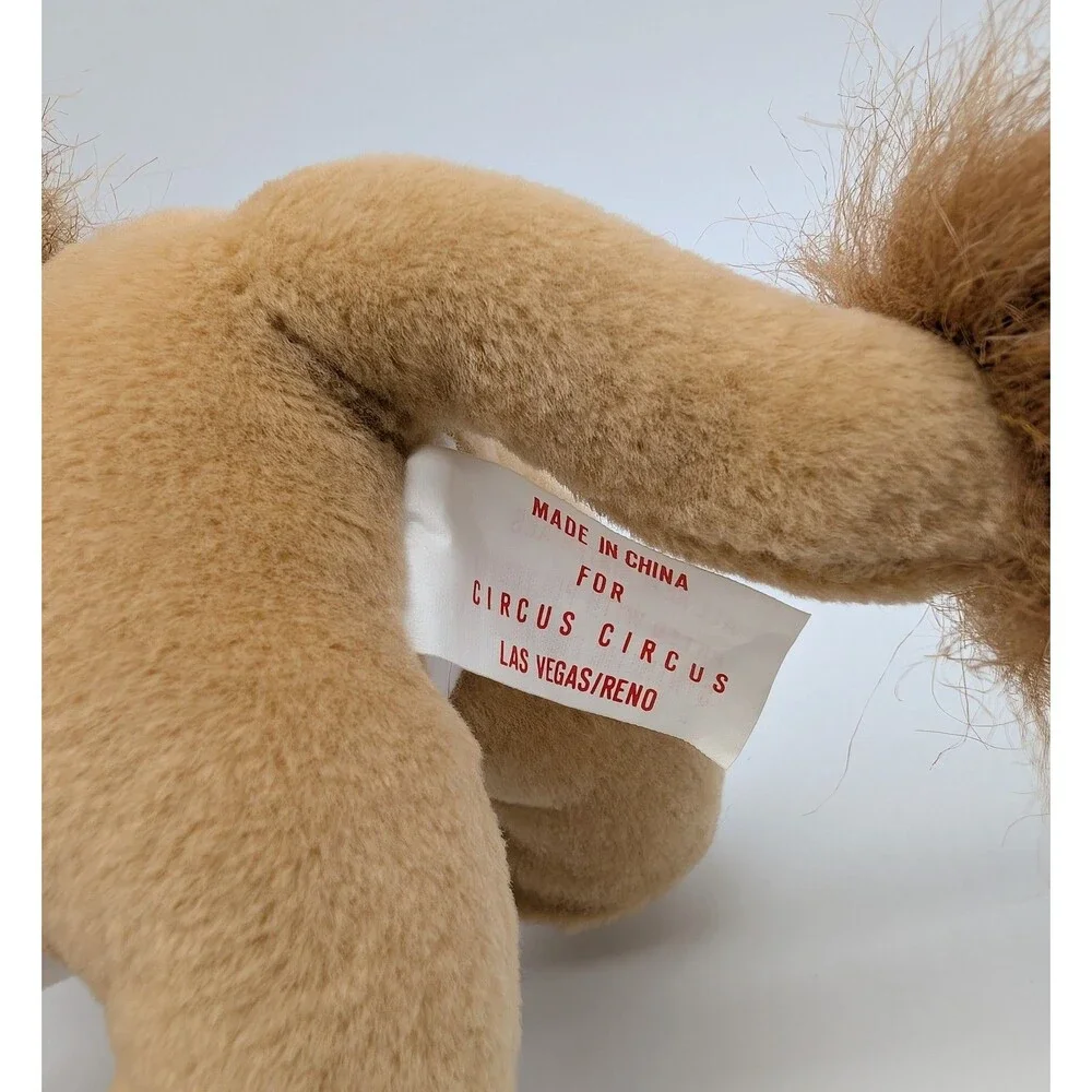 Vintage Circus Circus Las Vegas Reno Lion Plush Stuffed Animal Toy 8